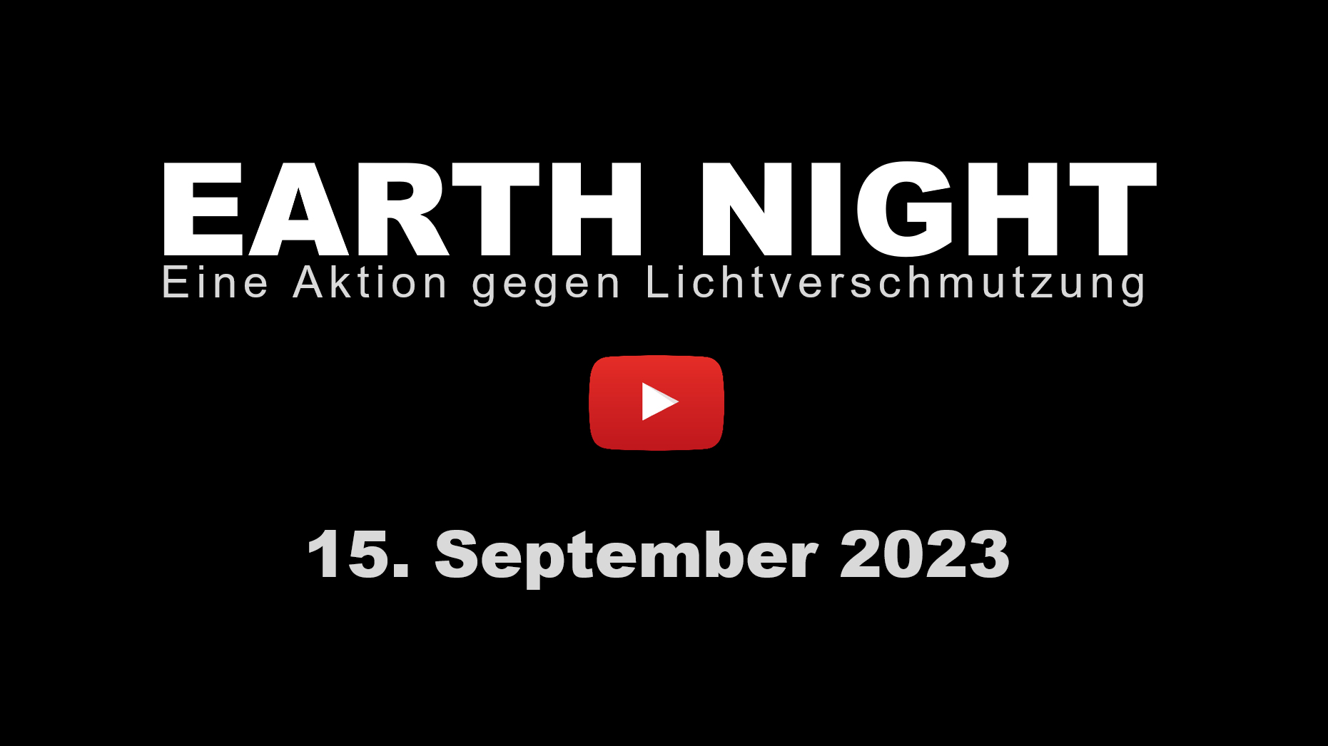 Earth Night 2023, Video Youtube