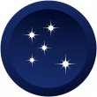 Icons earth-night sterne Icons earth-night sterne